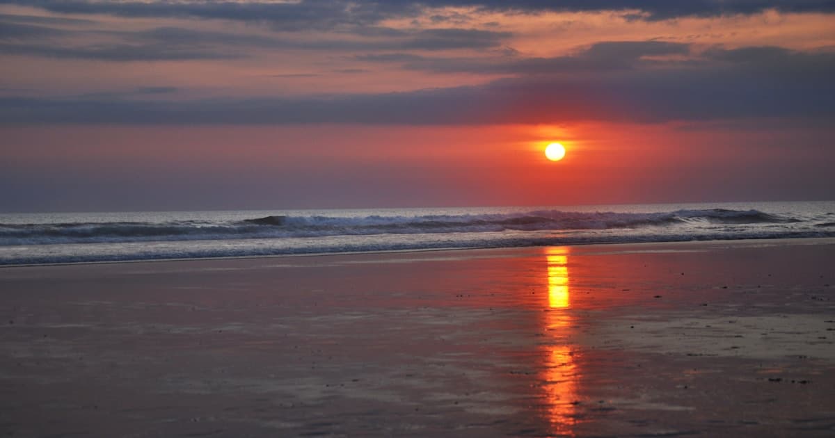 Bali — Seminyak Beach at golden hour